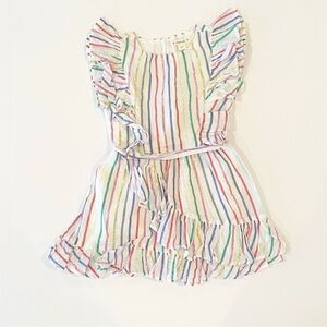 Crewcuts 2T ruffle faux-wrap dress